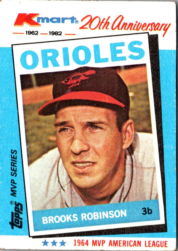 1982 Topps Kmart 20th Anniversary Brooks Robinson #5