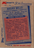 1982 Topps Kmart 20th Anniversary Maury Wills #2