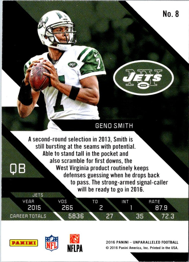 2016 Panini Unparalleled Geno Smith