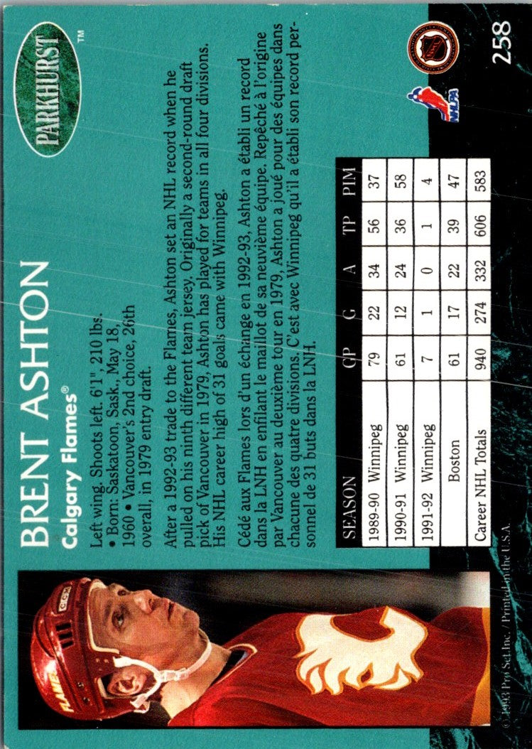1992 Parkhurst Brent Ashton