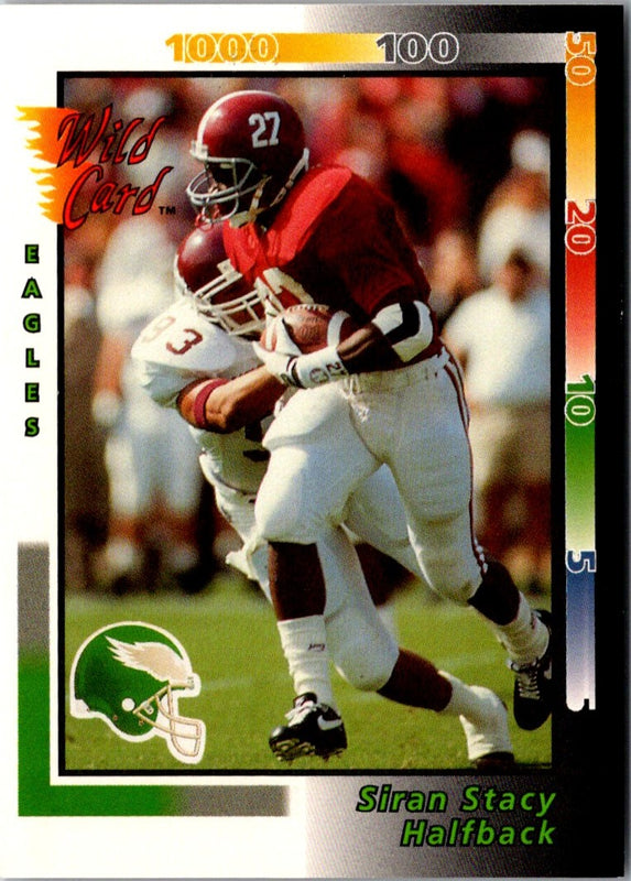 1992 Wild Card Siran Stacy #223 Rookie