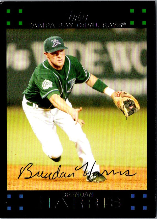 2007 Topps Updates & Highlights Red Back Brendan Harris #UH92