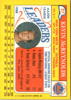 1989 Topps Major League Leaders Minis Kevin McReynolds #27