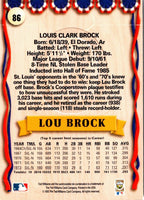 1993 Ted Williams Lou Brock #86