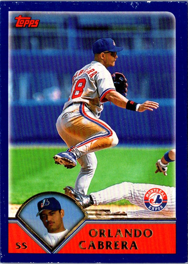 2003 Topps Orlando Cabrera #91