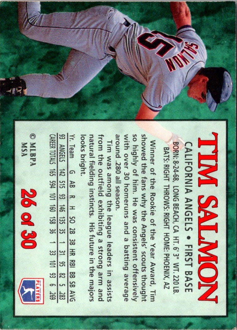 1994 Post Cereal Tim Salmon