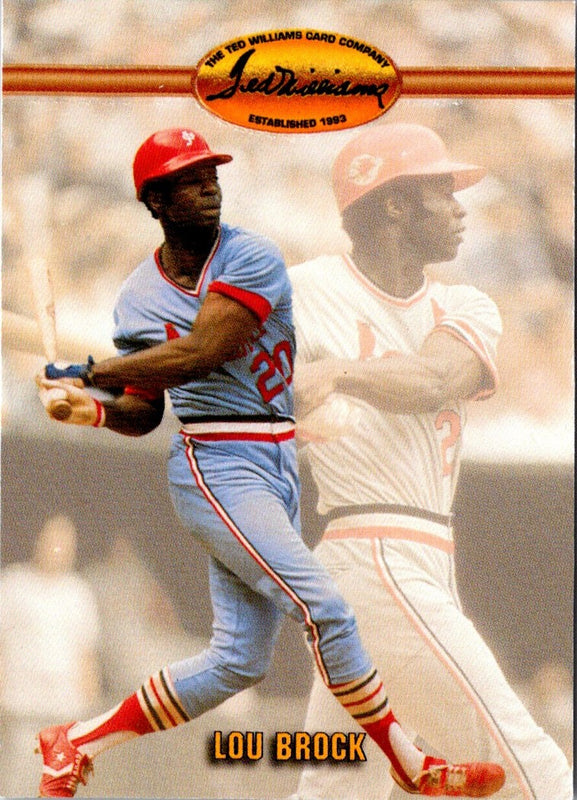 1993 Ted Williams Lou Brock #86