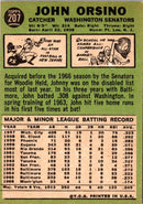 1967 Topps John Orsino