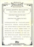 2012 Topps Allen & Ginter World's Tallest Buildings Woolworth Building