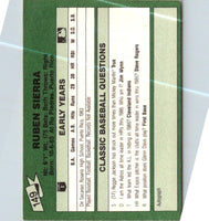 1987 Classic Update Yellow/Green Backs Ruben Sierra #149