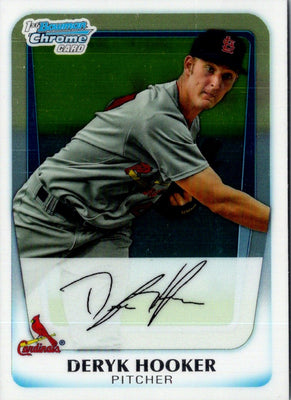 2011 Bowman Chrome Prospects Deryk Hooker #BCP40