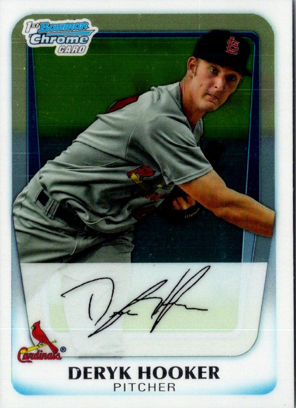 2011 Bowman Chrome Prospects Deryk Hooker #BCP40