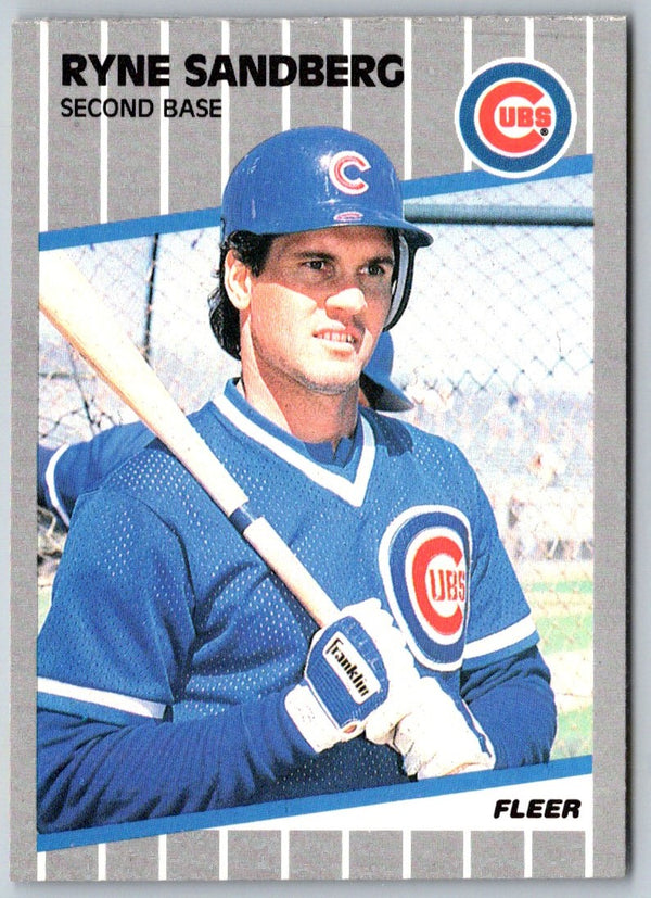 1989 Fleer Ryne Sandberg #437