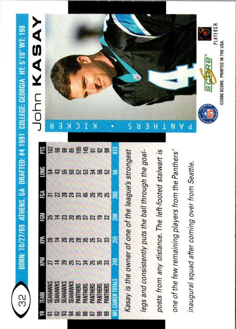 2000 Score John Kasay