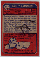 1973 Topps Larry Kaminski #503 Rookie