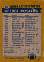 1982 Topps Jerry Eckwood/Cedric Brown/Kevin House/Lee Roy Selmon #495