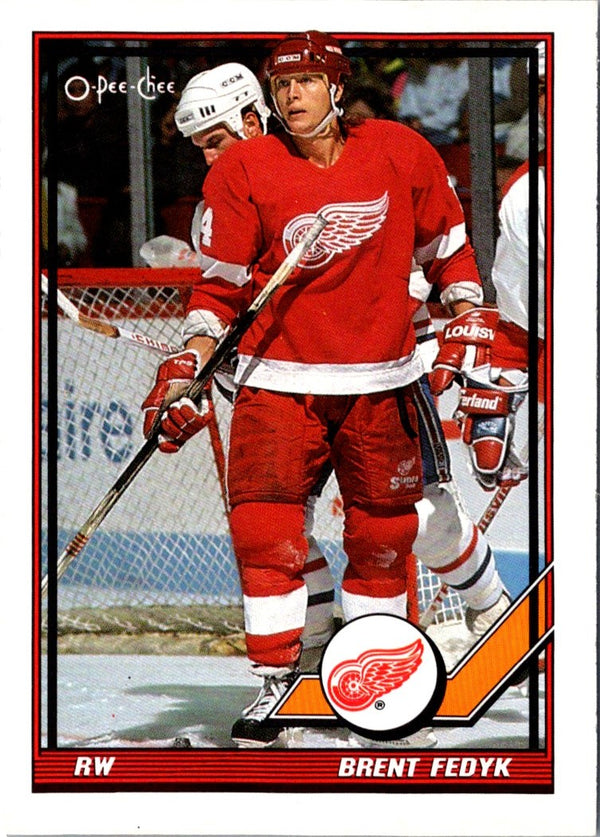 1991 O-Pee-Chee Brent Fedyk #376