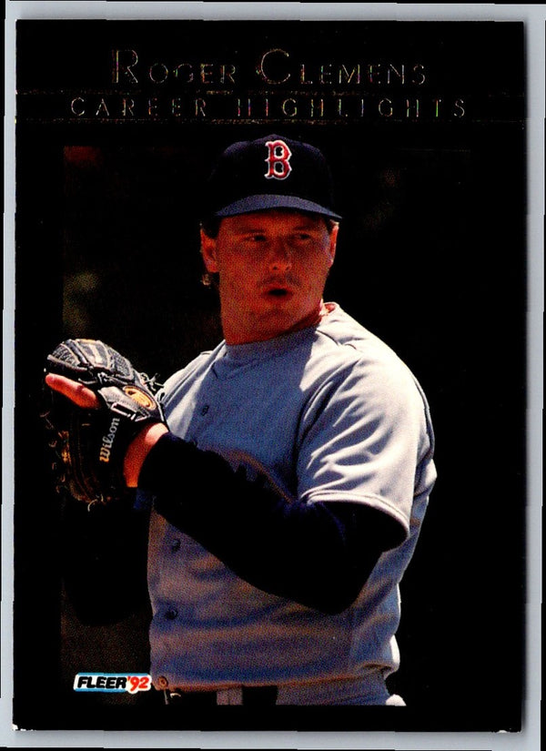 1992 Fleer Roger Clemens Roger Clemens #13