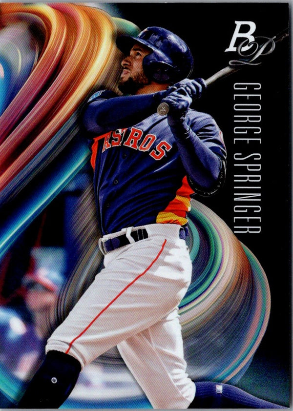 2018 Bowman Platinum George Springer #30