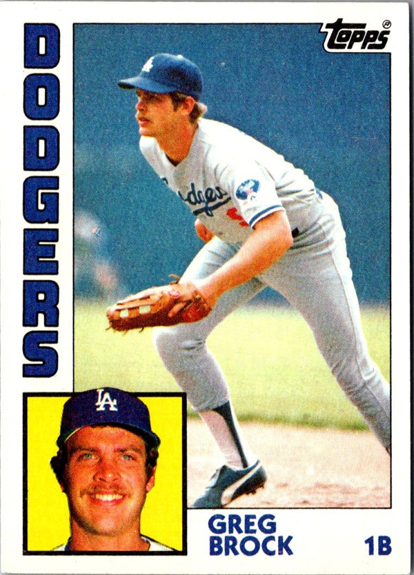 1984 Topps Greg Brock #555