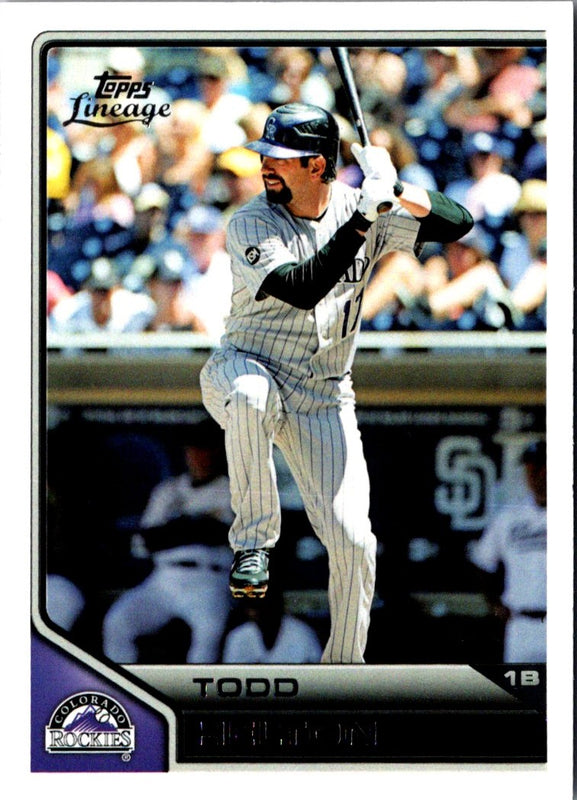 2011 Topps Lineage Todd Helton #118