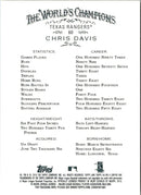 2010 Topps Allen & Ginter Chris Davis