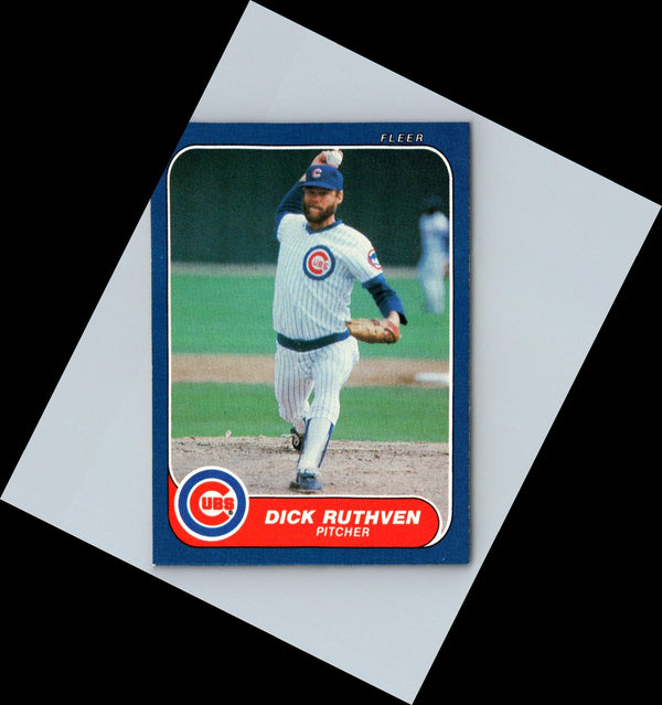1986 Fleer Dick Ruthven #377
