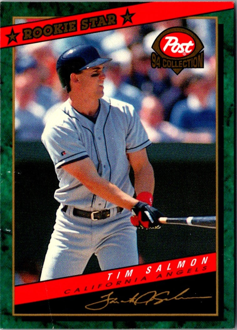 1994 Post Cereal Tim Salmon