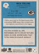 2009 Upper Deck Nick Collins