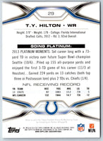2014 Topps Inception T.Y. Hilton #29