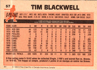 1983 O-Pee-Chee Tim Blackwell #57