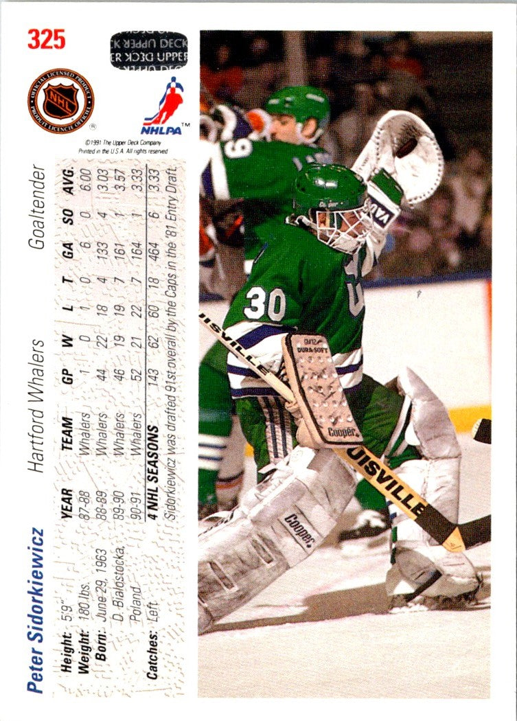 1991 Upper Deck Peter Sidorkiewicz