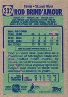 1990 Topps Rod Brind'Amour #332 Rookie
