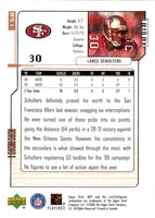 2000 Upper Deck MVP Lance Schulters #158