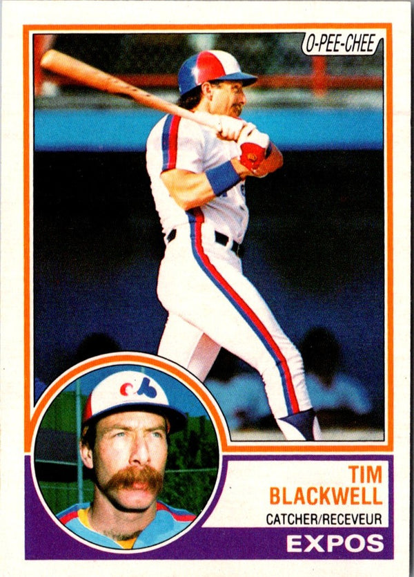 1983 O-Pee-Chee Tim Blackwell #57