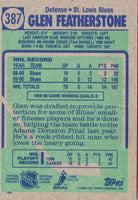 1990 Topps Glen Featherstone #387 Rookie