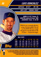 2001 Topps Reserve Luis Gonzalez #86