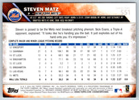 2016 Topps Steven Matz #551