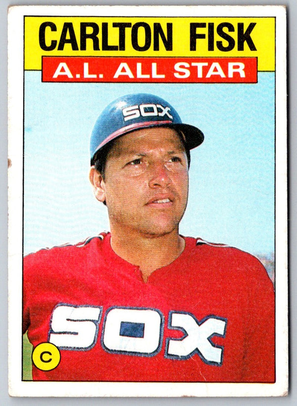 1986 Topps Carlton Fisk #719