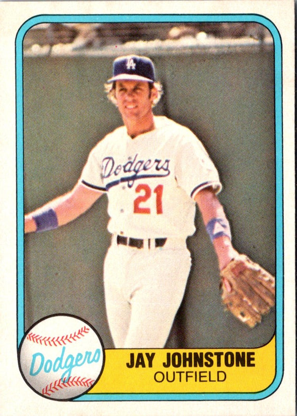 1981 Fleer Jay Johnstone #128