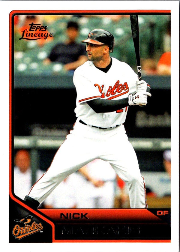 2011 Topps Lineage Nick Markakis #132