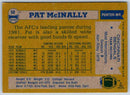 1982 Topps Pat McInally