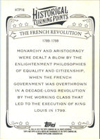 2012 Topps Allen & Ginter Historical Turning Points The French Revolution #HTP16