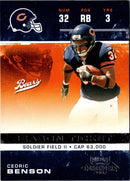 2007 Playoff Contenders Cedric Benson