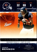 2007 Playoff Contenders Cedric Benson #19
