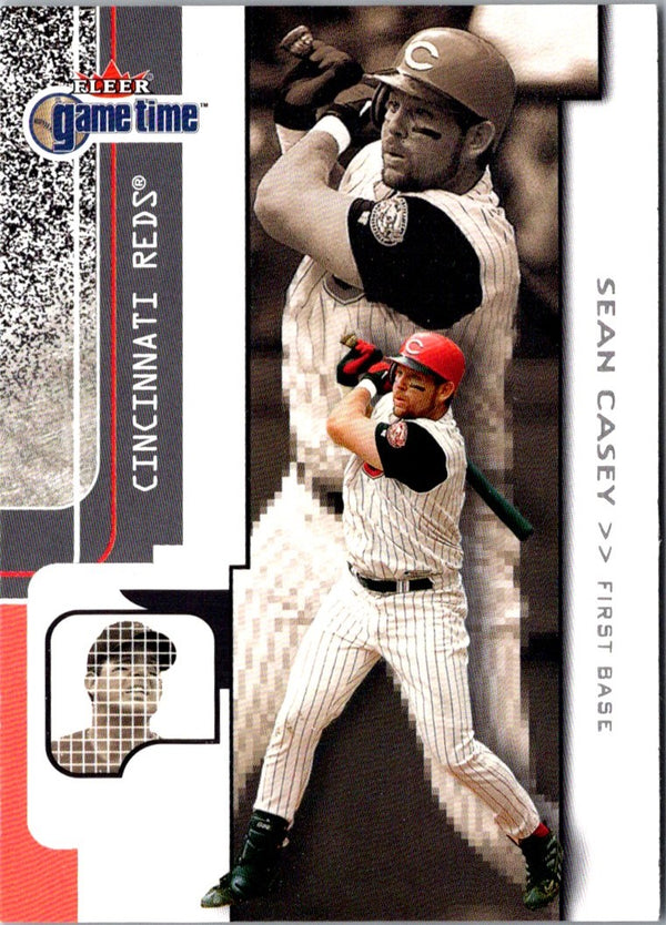 2001 Fleer Game Time Sean Casey #78