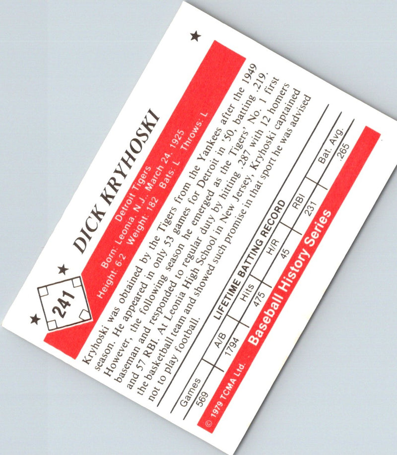 1979 TCMA 50's Dick Kryhoski