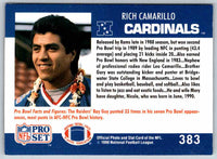 1992 Proset Rich Camarillo #383