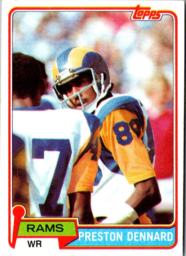 1981 Topps Preston Dennard #489