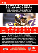 2007 Bowman Tarvaris Jackson